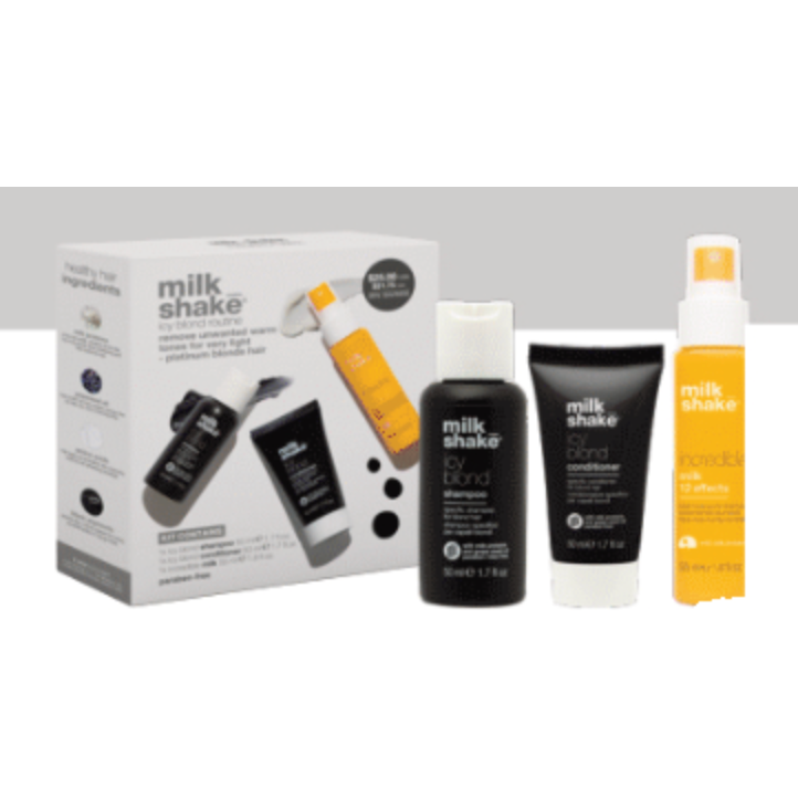 milk_shake Icy Blond Travel Trio