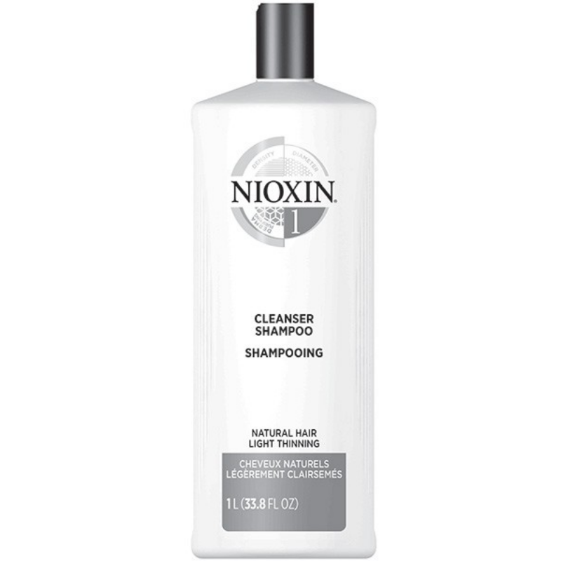 Nioxin Cleanser Shampoo System 1 (Fine/Normal to Light Thinning, Natural Hair)