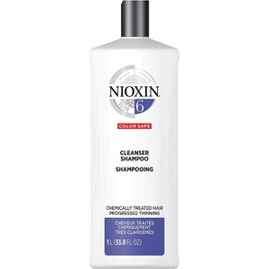 Nioxin System 6 Cleanser for Chemically Treated, Progressed Thinning Hair