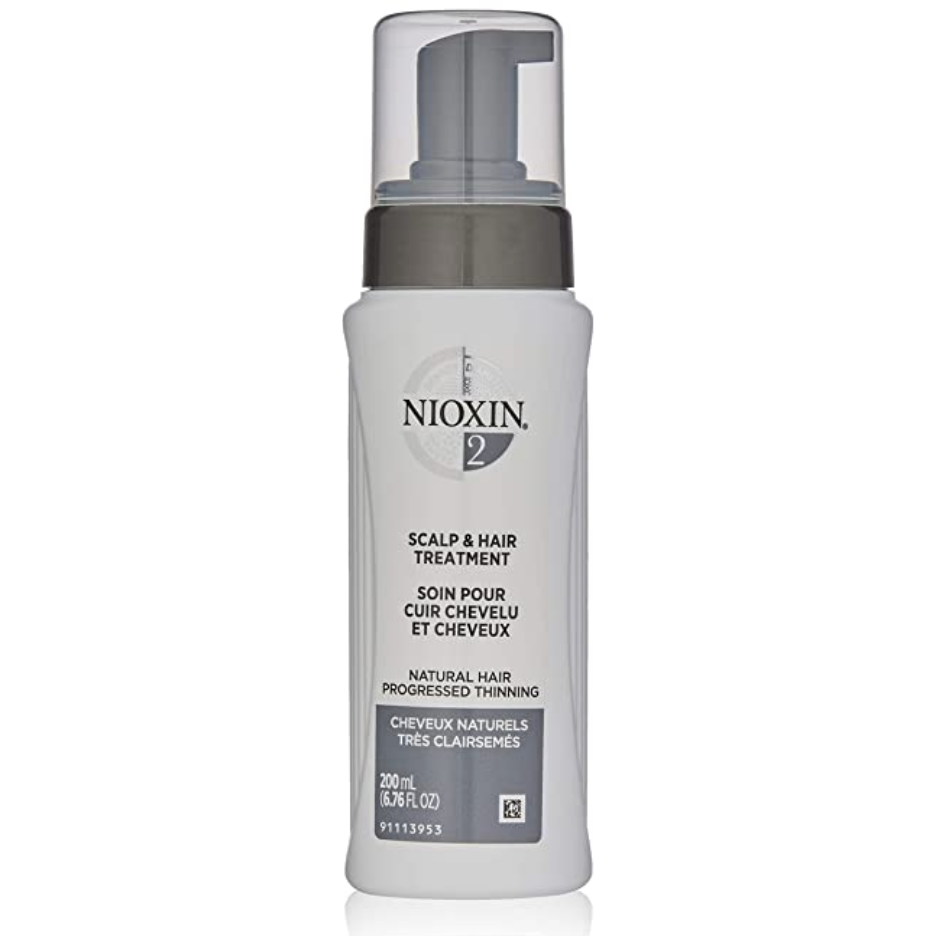 Nioxin System 2 Scalp Treatment for Natural, Progressed Thinning Hair