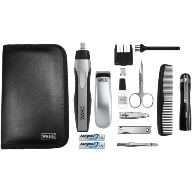 Wahl Barbers Lithium Travel Grooming Kit