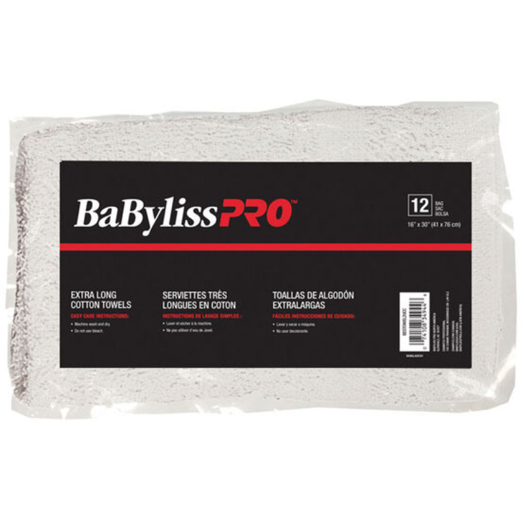 BaByliss Pro Extra Long Deluxe Cotton Towels